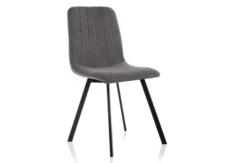 Стул на металлокаркасе Sling dark gray / black (45x54x87). 